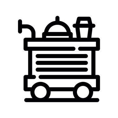 bus simgesi vektör illüstrasyonu