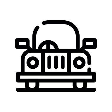 araba tamir simgesi vektör çizimi çizimi