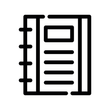 Ağ vektörü ince çizgi simgeleri