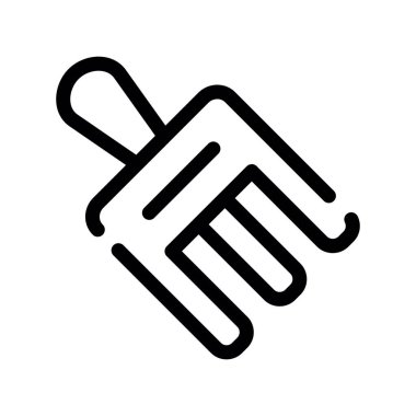 El vektörü ince çizgi simgesi