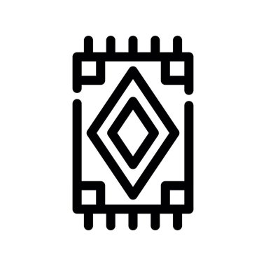 çip vektörü ince çizgi simgesi