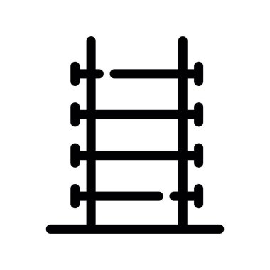 Kolayca değiştirilebilen veya düzenlenebilen çit vektör simgesi