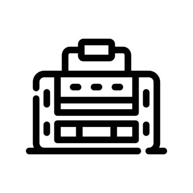 yazıcı simgesi vektör illüstrasyon tasarımı