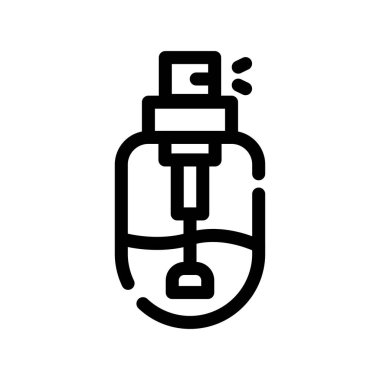 Modern oto tamir simgesinin vektör illüstrasyonu