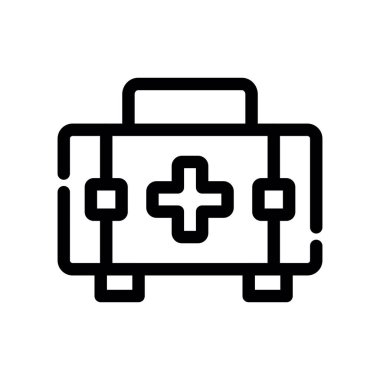 İlk yardım simgesi vektör çizimi çizimi