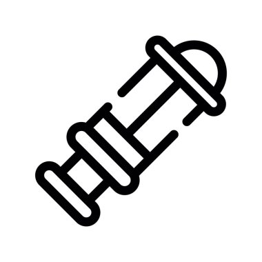 dambıl simgesi vektör illüstrasyonu