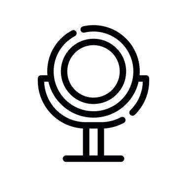 hoparlör vektörü ince çizgi simgesi