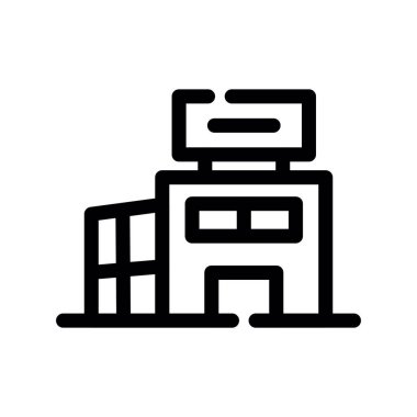 vektör ince çizgi simgesi oluşturuluyor