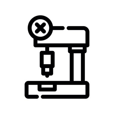 Mikroskobun vektör simgesi