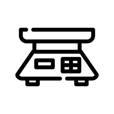 elektrik vektörü ince çizgi simgesi