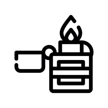 Gaz simgesinin vektör illüstrasyonu