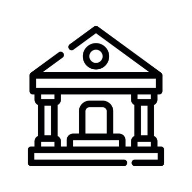 Banka binası simgesi, özet biçimi