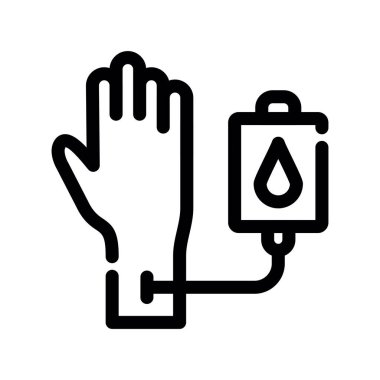 El simgesinin vektör illüstrasyonu