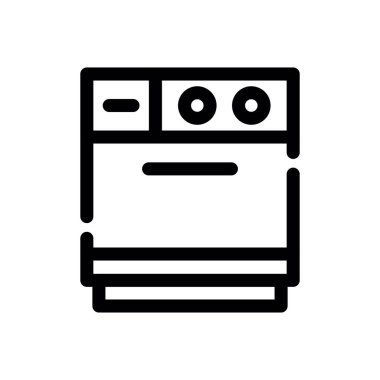 Yazıcı simgesi vektörü beyaz arkaplanda izole edildi