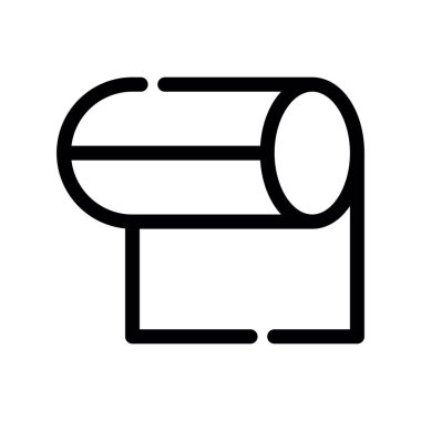 rulo simge vektör illüstrasyonu