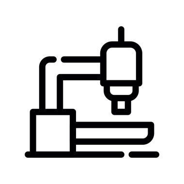 Elektrik prizi ikonu vektörü. İnce çizgi işareti. izole edilmiş sınır sembolü çizimi