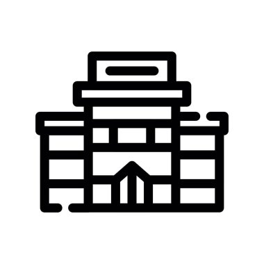 vektör ince çizgi simgesi oluşturuluyor