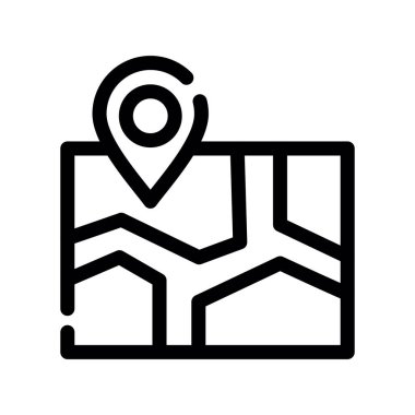 konum haritası simgesi, özet biçimi