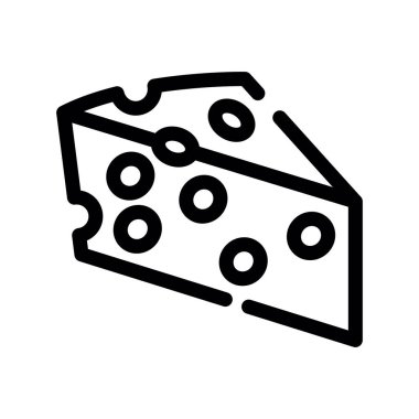 Kek. Web simgesi basit illüstrasyon