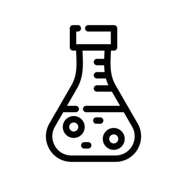 matara vektörü ince çizgi simgesi