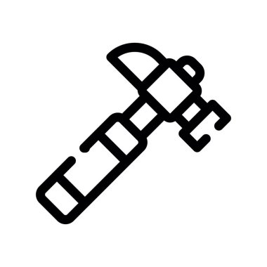 Bir tornavida simgesinin vektör çizimi