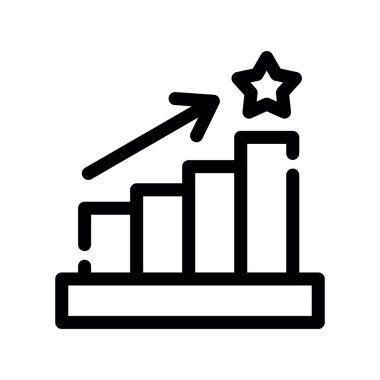 grafik ikonu vektör illüstrasyonu
