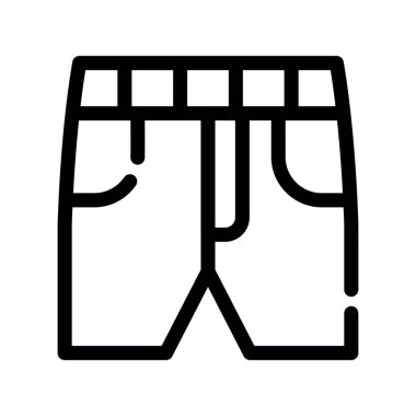 pantolon çizgisi vektör simgesi
