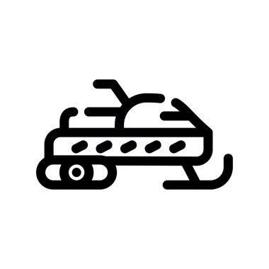 Araba simgesinin vektör illüstrasyonu