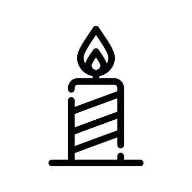 Mum simgesi vektör illüstrasyonu