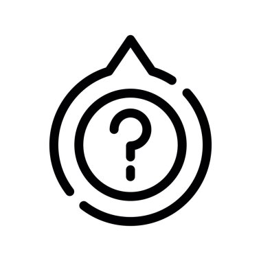 Bırakma simgesinin vektör illüstrasyonu