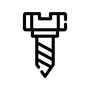 Çekiç ikonu vektör illüstrasyonu