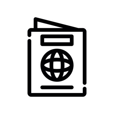 belge simgesi. Basit resimleme