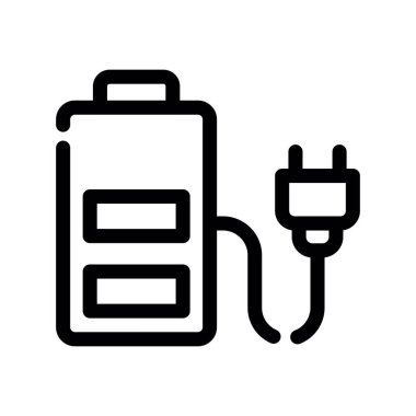 araba aküsü vektör illüstrasyonu