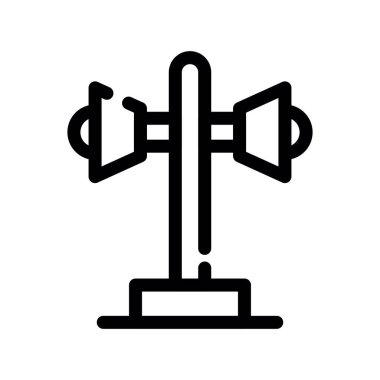 Modern bir simgenin vektör illüstrasyonu