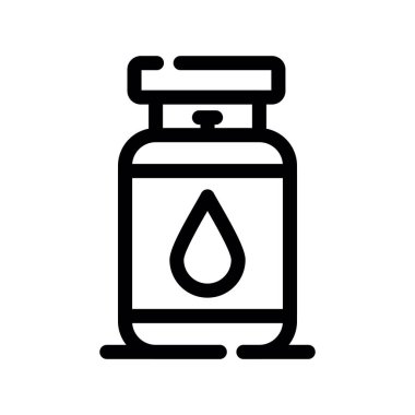 yağ şişesi vektör simgesi