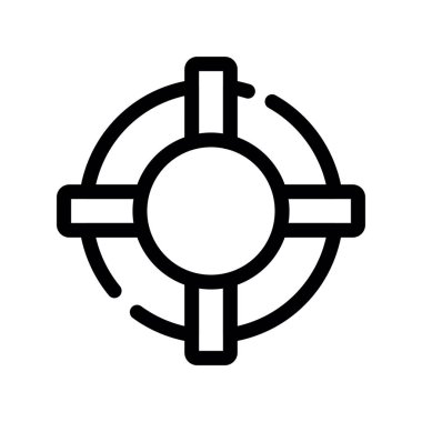 hedef simge vektör illüstrasyonu