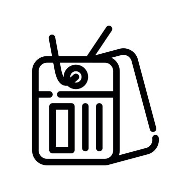 Radyonun vektör illüstrasyonu