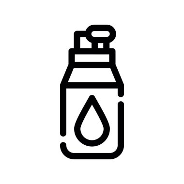 şişe vektör ince çizgi simgesi