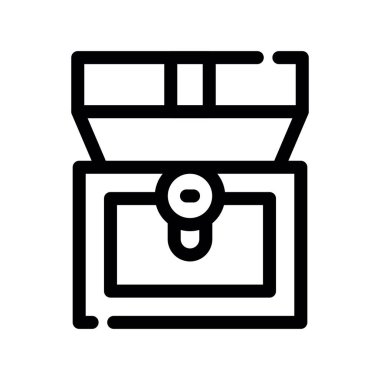 Alışveriş vektörü ince çizgi simgesi