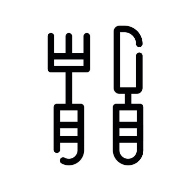 iki - ton vektör ince çizgi vektör simgesi