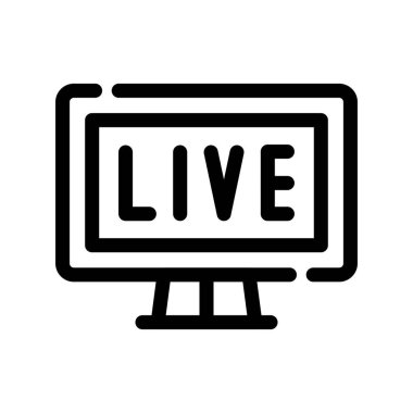 canlı yayın simgesi, özet biçimi