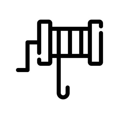 Barkod sembolü vektörü. Barkod işareti. izole edilmiş çizgi simgesi siyah illüstrasyon