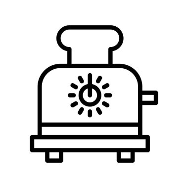 elektrik vektörü ince çizgi simgesi