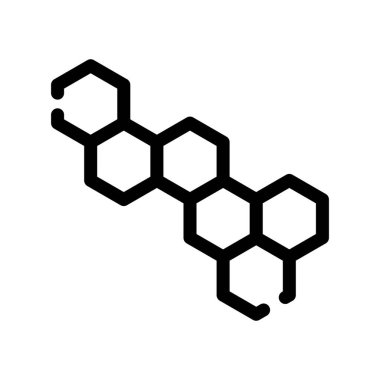 Beyaz simgeli bir siyah arkaplan vektör çizimi.