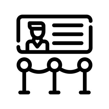 iş simgesi vektör illüstrasyonu