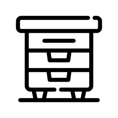 kutu vektörü ince çizgi