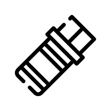 Fener simgesi tasarım şablonunun illüstrasyon vektörü grafiği