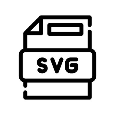 vv dosya simgesi, vektör illüstrasyonu