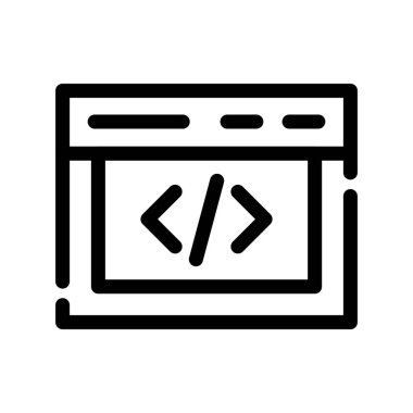 Bilgisayar simgesi. Web simgesi