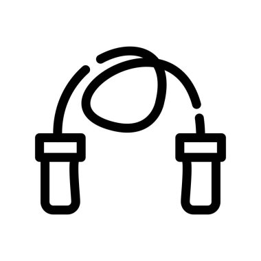 ip vektörü ince çizgi simgesi